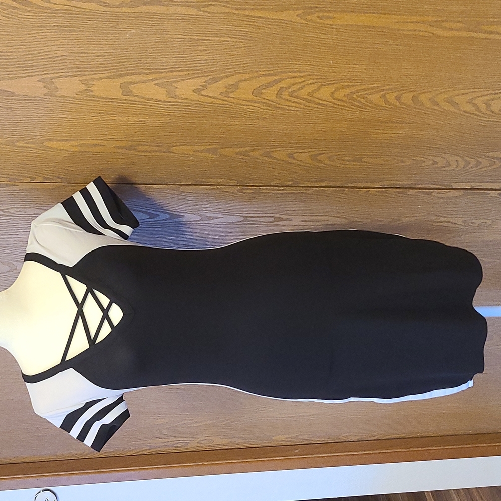 Derek Heart Black and White Small Dress